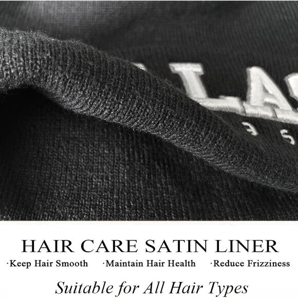 Women's Blue & Grey Soft Knit Winter Hat For Cold Weather Beanie Toque Hat - Picture 4 of 7